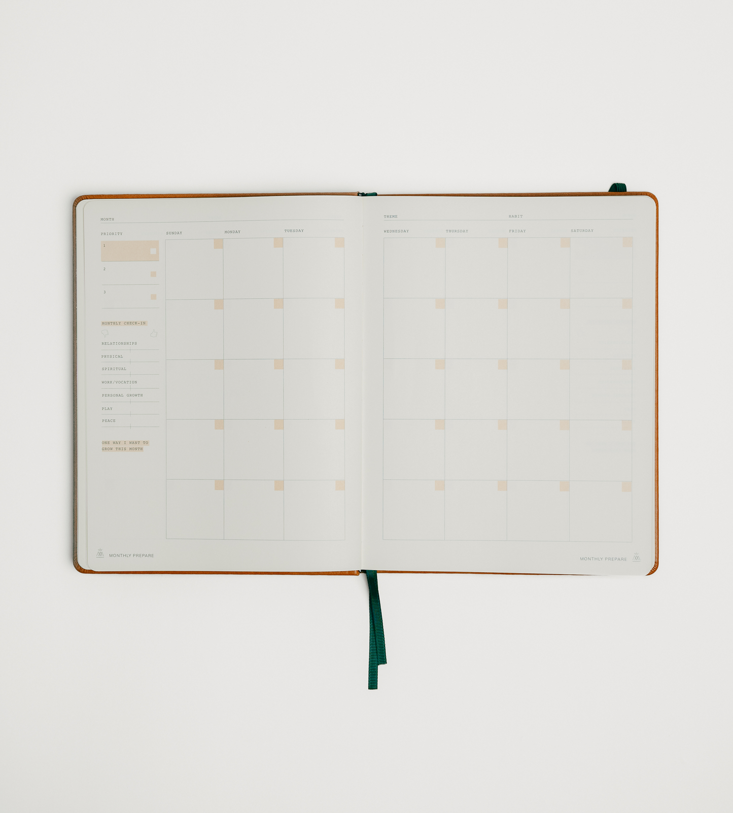 Monk Manual™ Weekly Planner